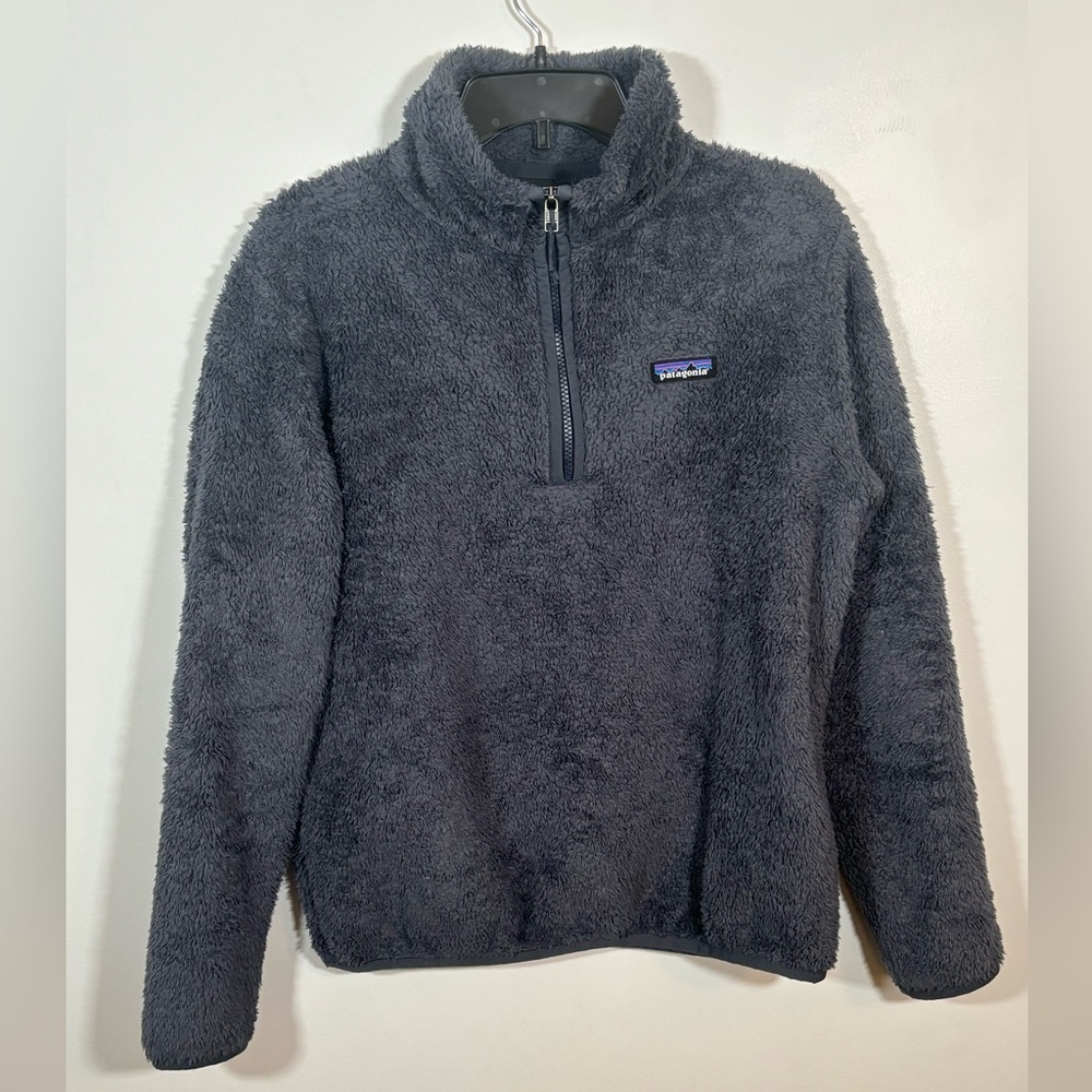 Patagonia Women’s Los Gatos Fleece Pullover Gray 1/4 Zip Size M